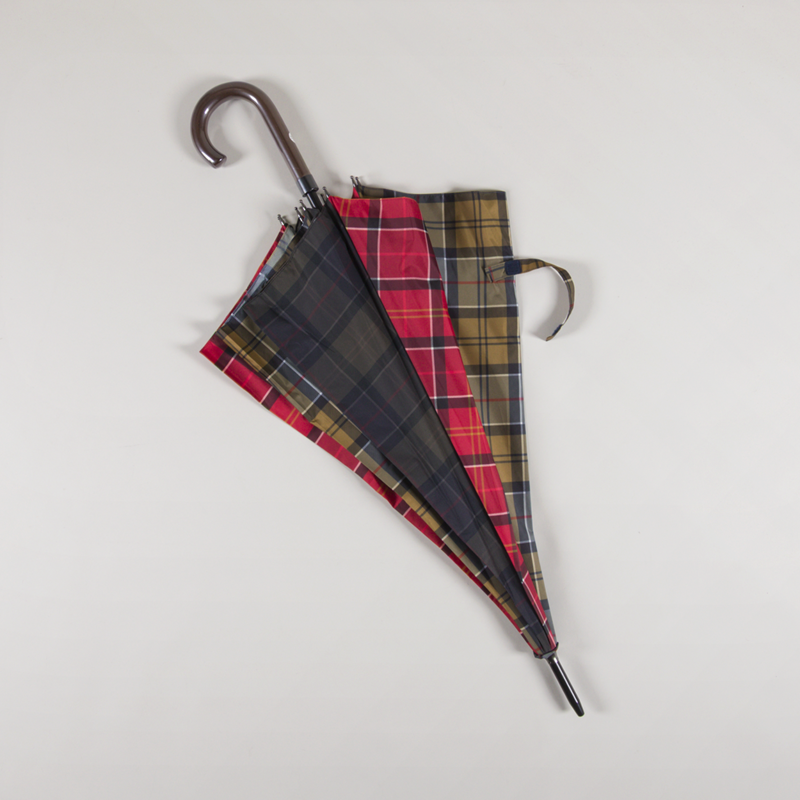 Barbour Tartan Umbrella Multi-2