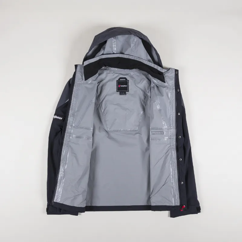Berghaus Eclipse Panel Waterproof Jacket Black Grey-1