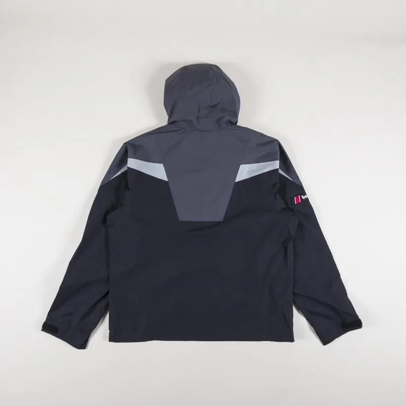 Berghaus Eclipse Panel Waterproof Jacket Black Grey-2
