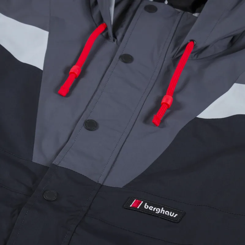 Berghaus Eclipse Panel Waterproof Jacket Black Grey-6