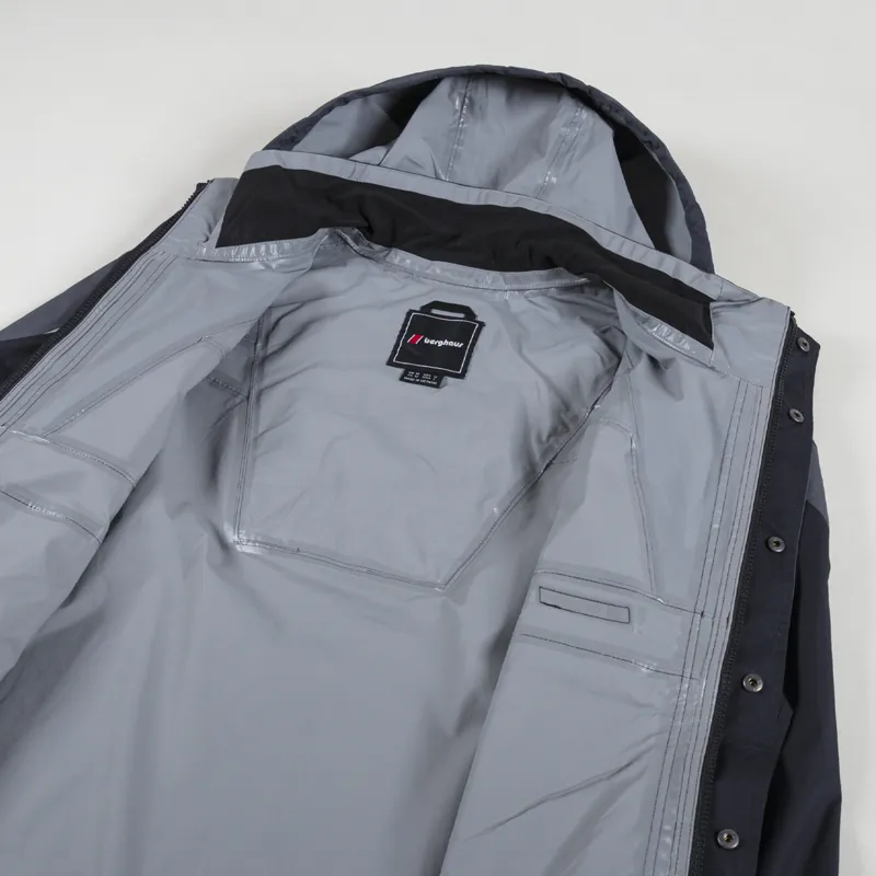 Berghaus Eclipse Panel Waterproof Jacket Black Grey-4