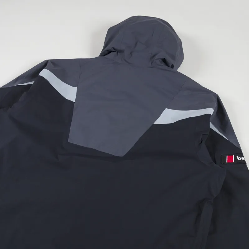 Berghaus Eclipse Panel Waterproof Jacket Black Grey-5