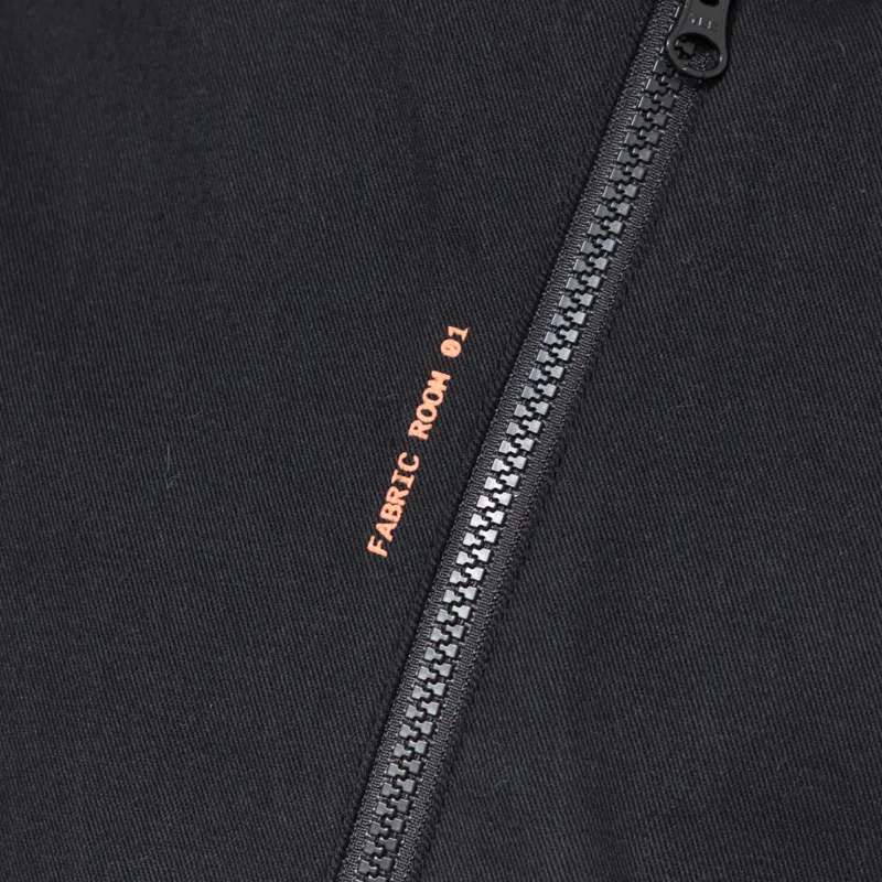 Umbro x Fabric Room 01 Zip Through Drill Top Black-6