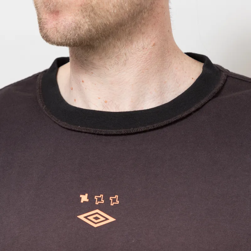 Umbro x Fabric Room 01 Colour Fade T Shirt Black Orange-2