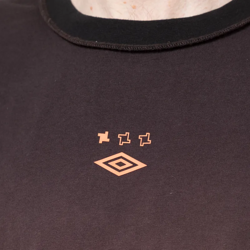 Umbro x Fabric Room 01 Colour Fade T Shirt Black Orange-3
