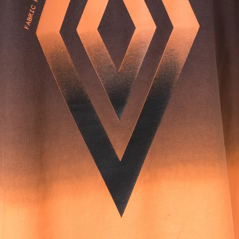 Umbro x Fabric Room 01 Colour Fade T Shirt Black Orange-5