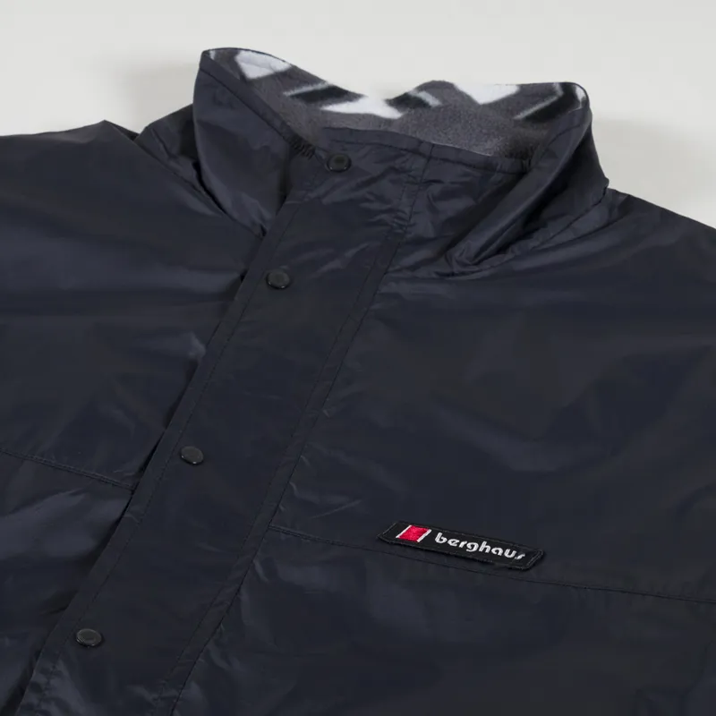 Berghaus Reverse Wind Full Zip Fleece Black Grey-9