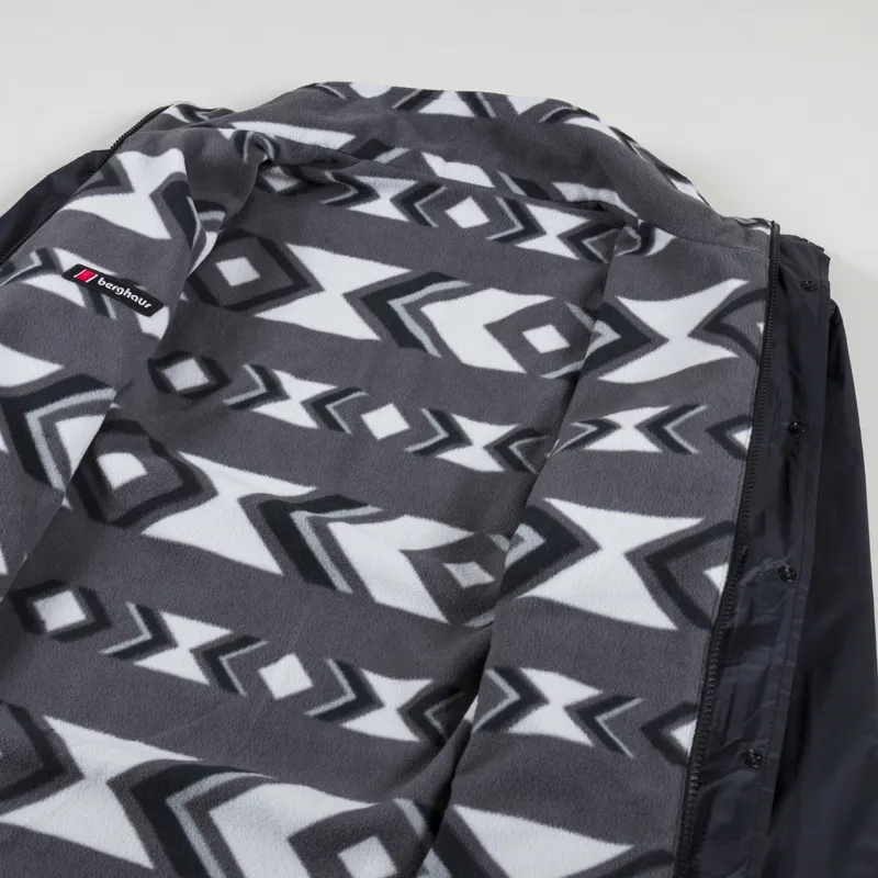 Berghaus Reverse Wind Full Zip Fleece Black Grey-7