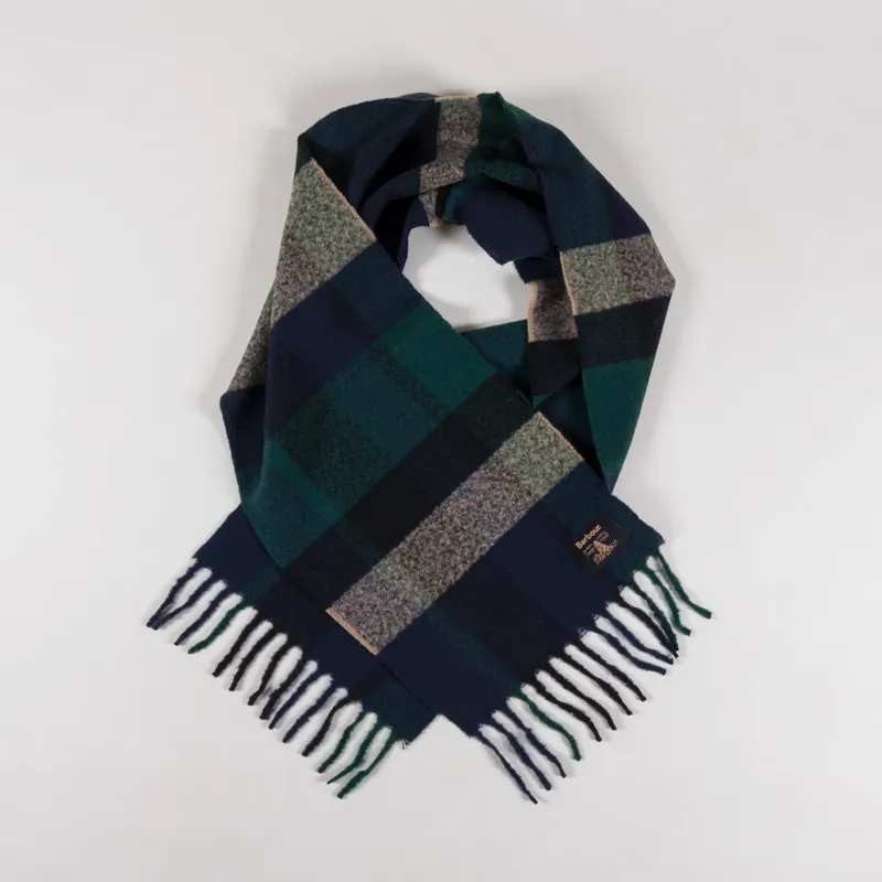 Barbour Westerdale Scarf Green Loch