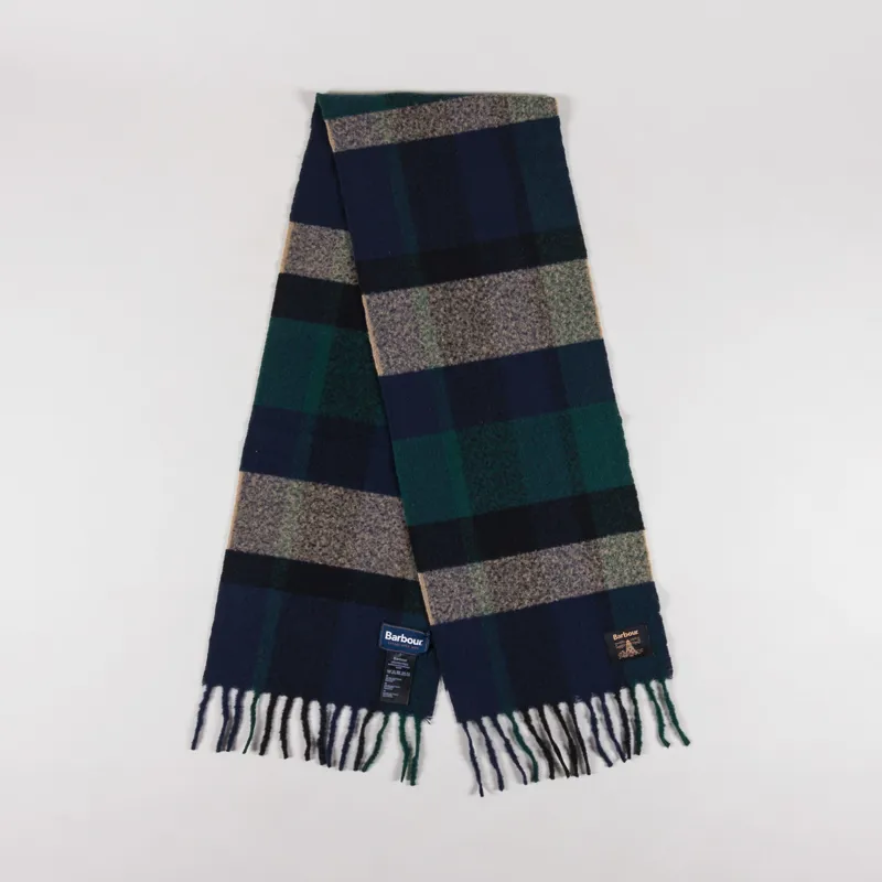 Barbour Westerdale Scarf Green Loch-1