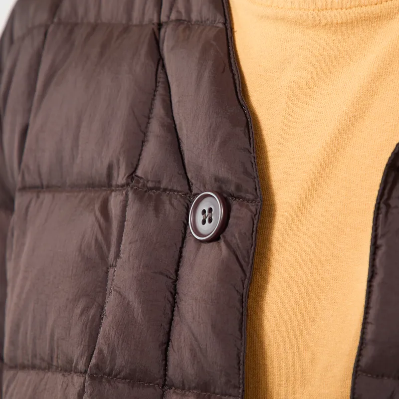 Universal Works x Taion Down Cardigan Brown-4