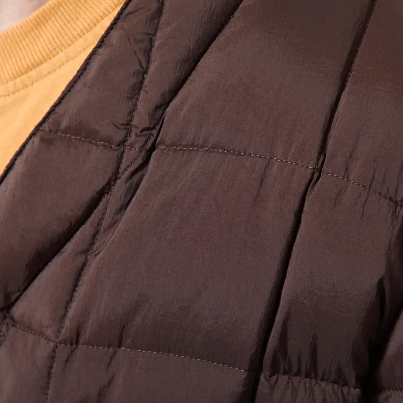 Universal Works x Taion Down Cardigan Brown-5