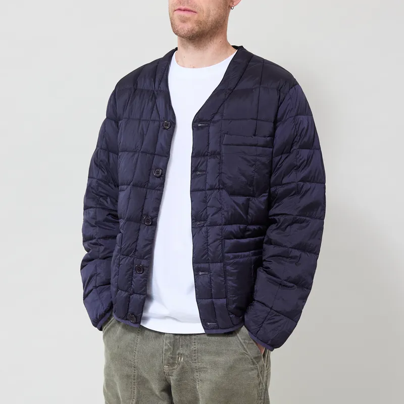 Universal Works x Taion Down Cardigan Navy-1