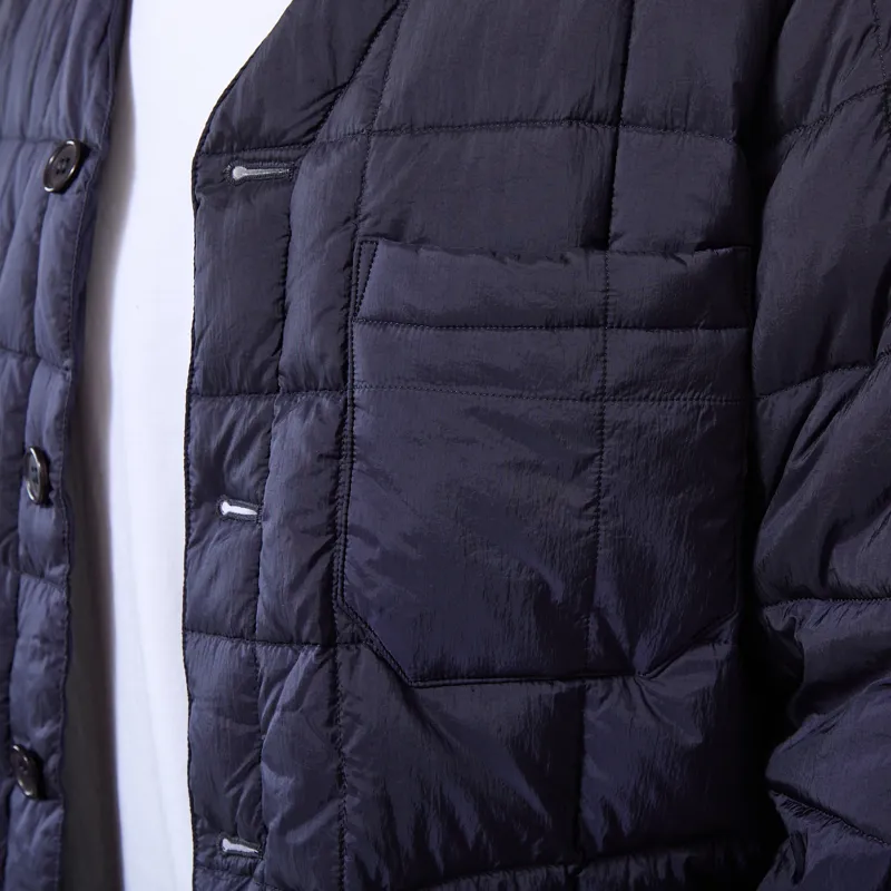 Universal Works x Taion Down Cardigan Navy-6
