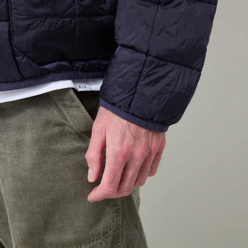 Universal Works x Taion Down Cardigan Navy-9