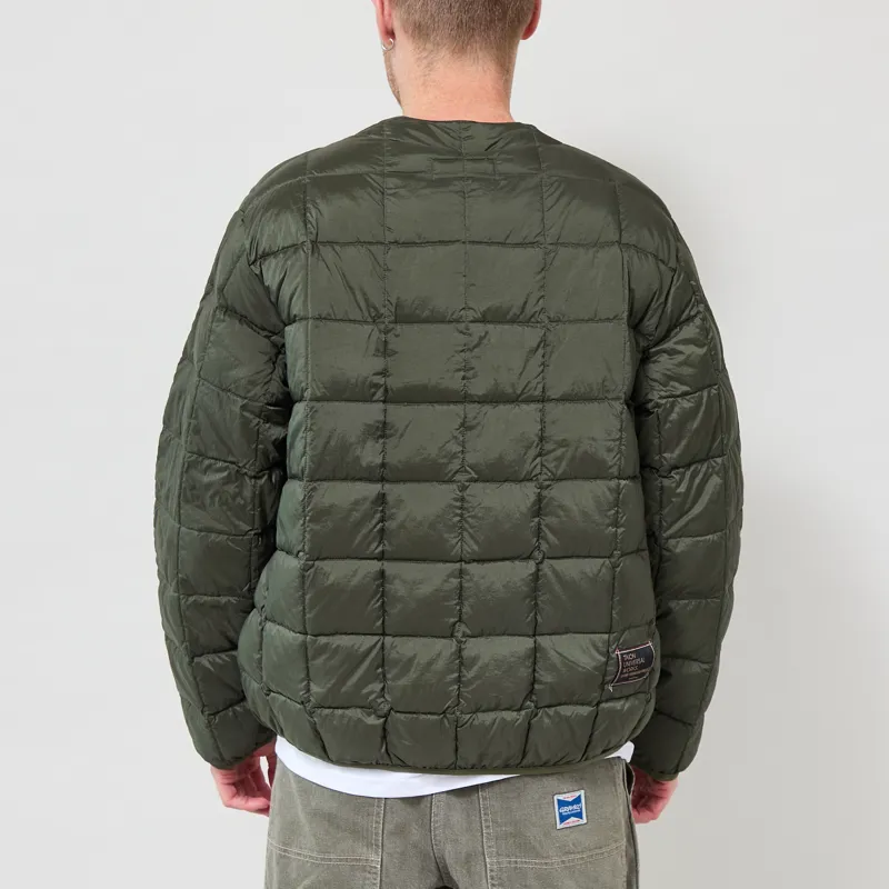 Universal Works x Taion Down Cardigan Olive-2