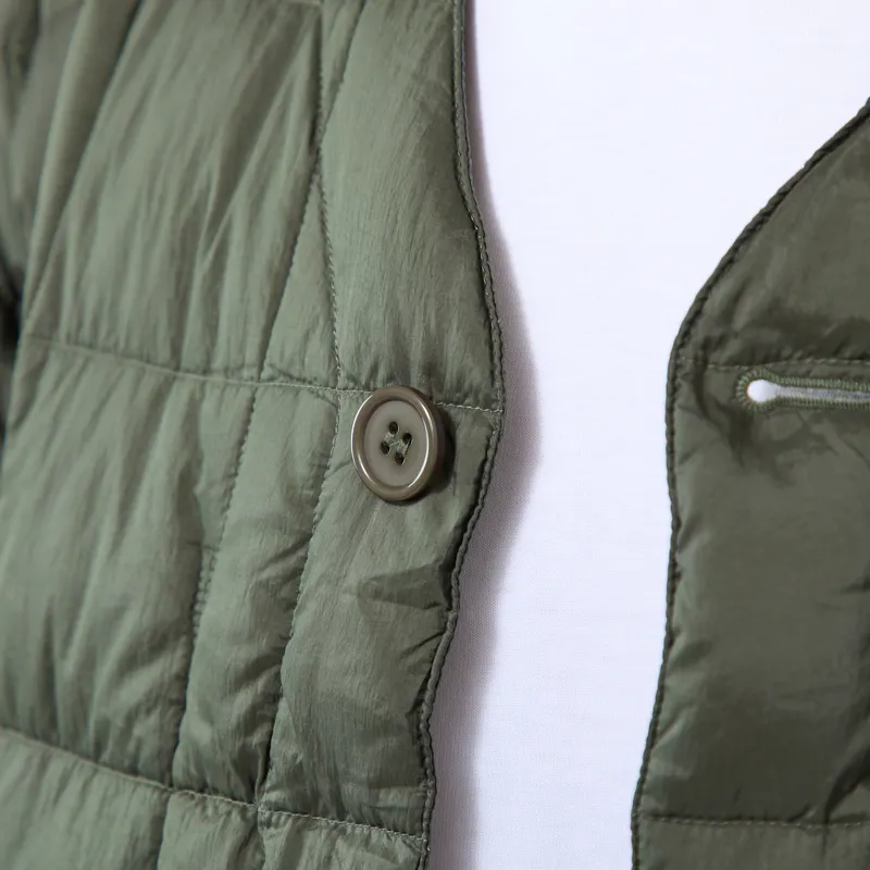 Universal Works x Taion Down Cardigan Olive-4