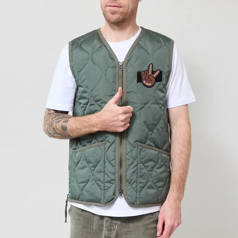 Universal Works x Taion Down CR RAF Jacket Olive-4