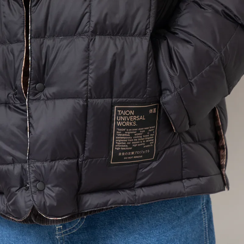 Taion x Universal Works Reversible Military Line Jacket Black-10