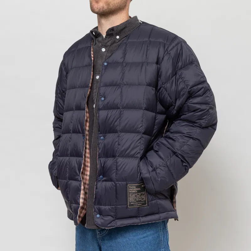 Taion x Universal Works Reversible Military Line Jacket Dark Navy-2