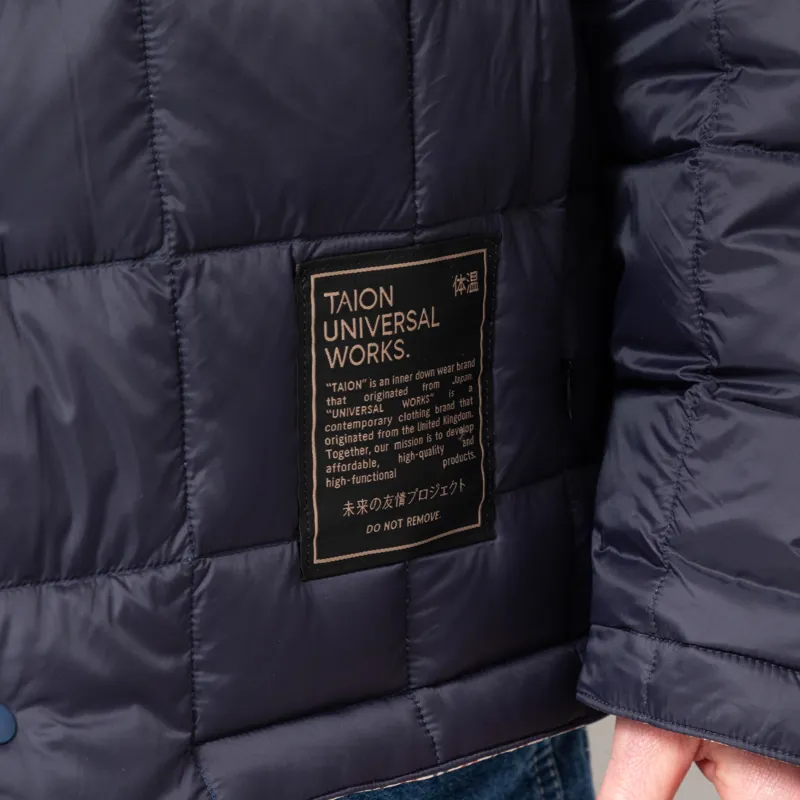 Taion x Universal Works Reversible Military Line Jacket Dark Navy-12