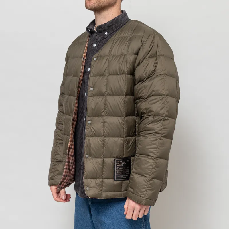 Taion x Universal Works Reversible Military Line Jacket Dark Olive-2