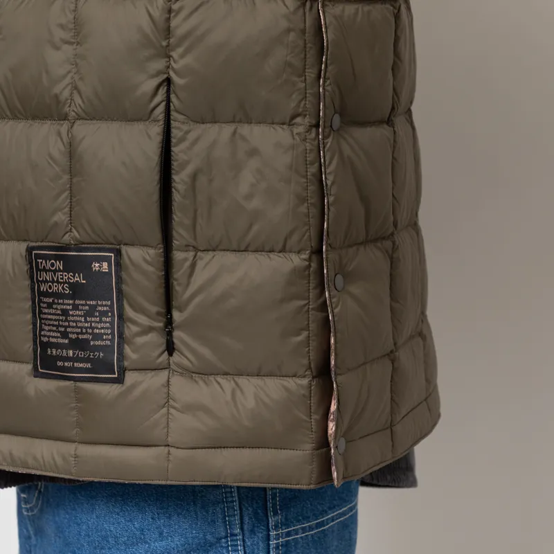 Taion x Universal Works Reversible Military Line Jacket Dark Olive-8