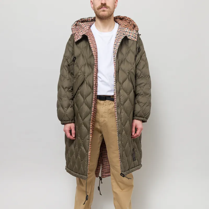 Taion x Universal Works Reversible Military Line Parka Dark Olive