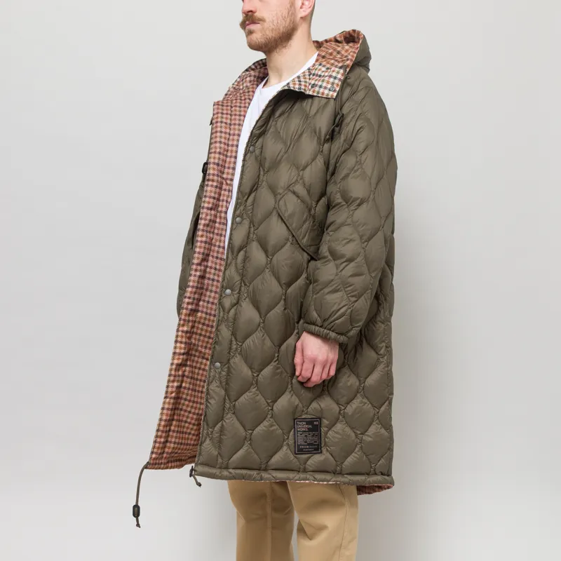 Taion x Universal Works Reversible Military Line Parka Dark Olive-3