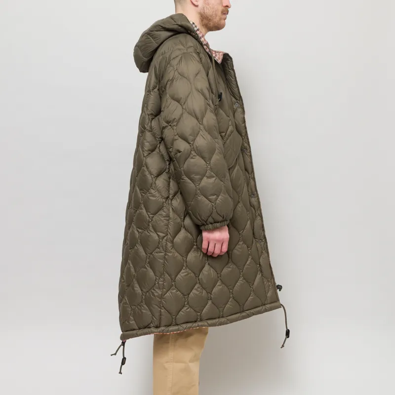 Taion x Universal Works Reversible Military Line Parka Dark Olive-7