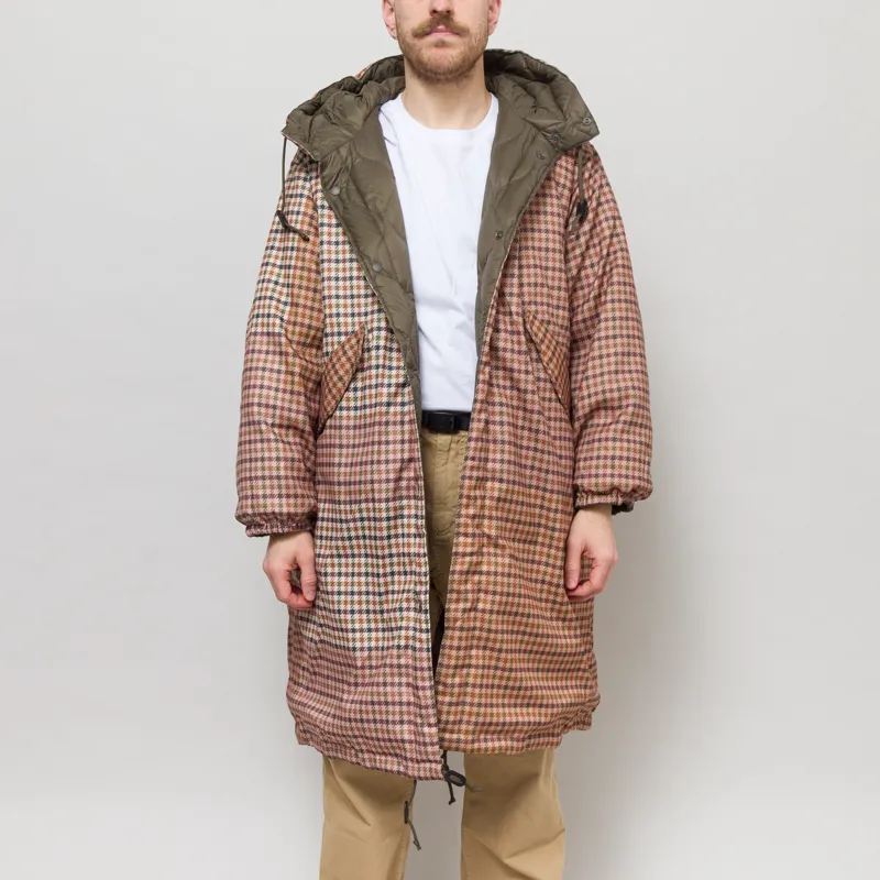 Taion x Universal Works Reversible Military Line Parka Dark Olive-2