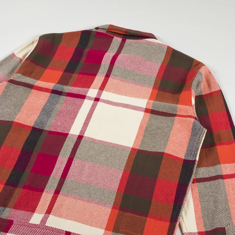 Universal Works Uniform Shirt Red Check-3