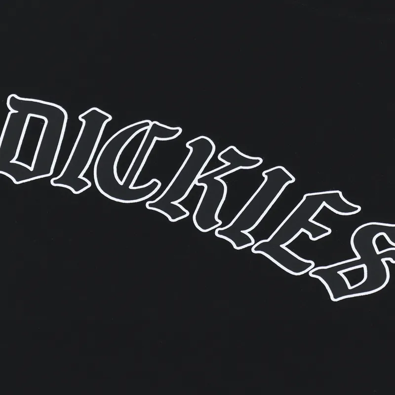 Dickies Union Springs T Shirt Black-1