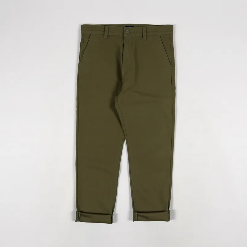 Edwin Universe Pant Cropped Uniform Green