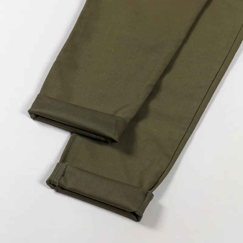 Edwin Universe Pant Cropped Uniform Green-3