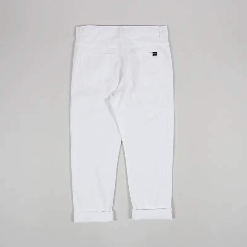 Edwin Universe Pant Cropped White-1