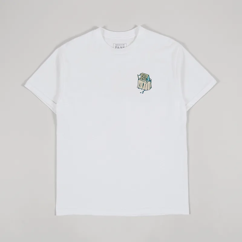 Pass Port Unlucky In Love T Shirt White-1