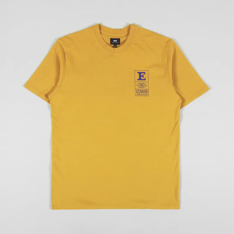 Edwin Unlimited Yume T Shirt Golden Yellow-1