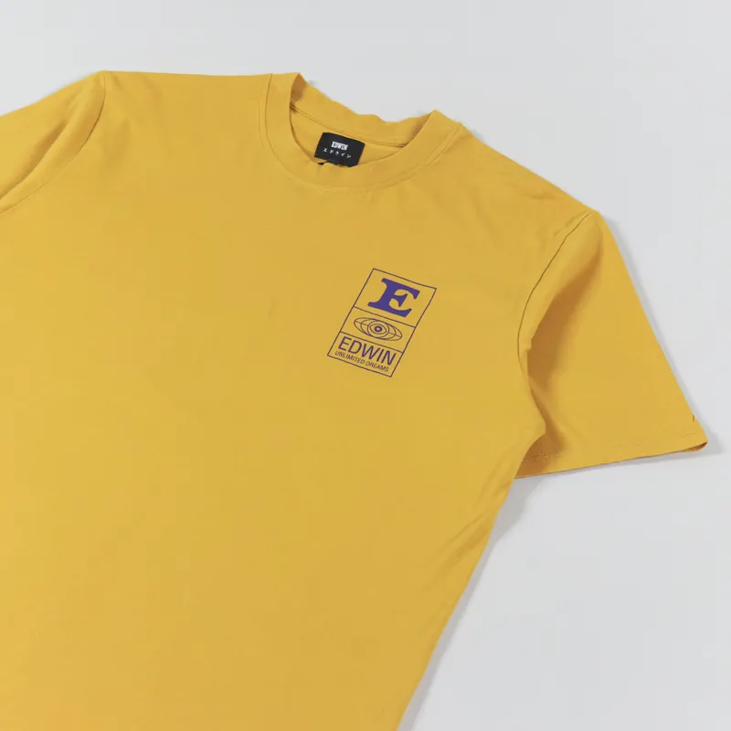 Edwin Unlimited Yume T Shirt Golden Yellow-3