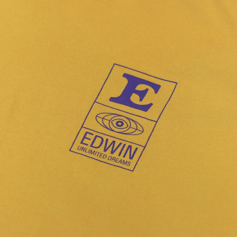Edwin Unlimited Yume T Shirt Golden Yellow-5