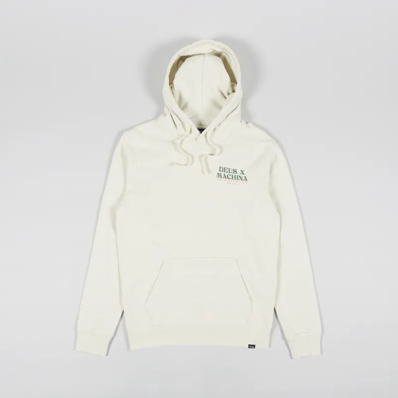 Deus Ex Machina Unshore Hoodie Dirty White-1