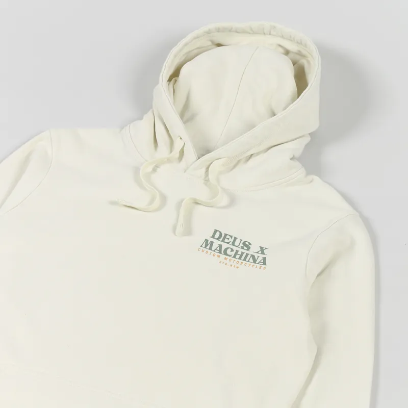 Deus Ex Machina Unshore Hoodie Dirty White-3