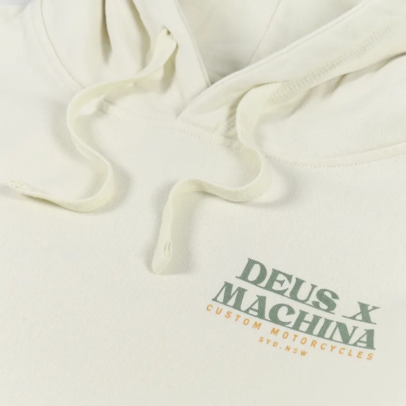 Deus Ex Machina Unshore Hoodie Dirty White-6