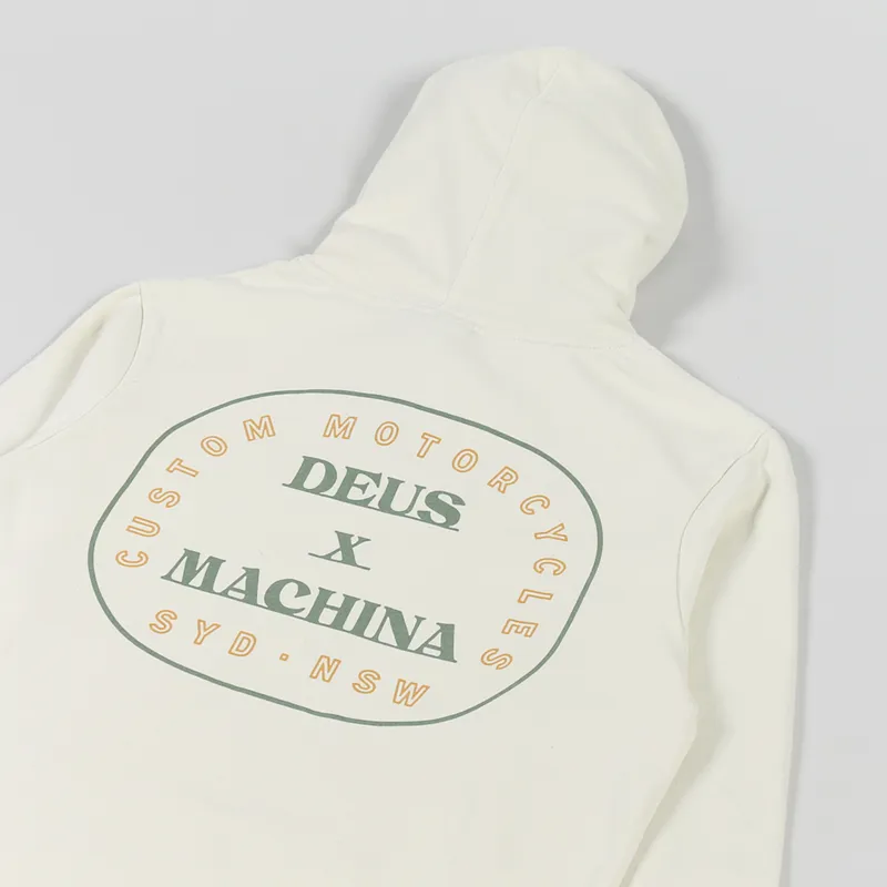 Deus Ex Machina Unshore Hoodie Dirty White-2