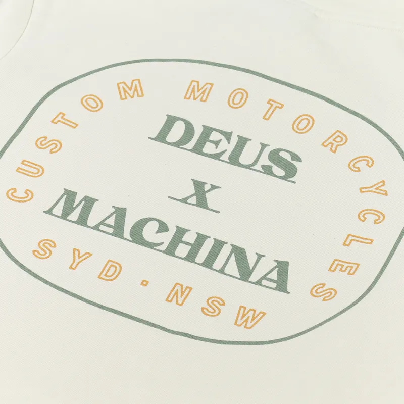 Deus Ex Machina Unshore Hoodie Dirty White-4