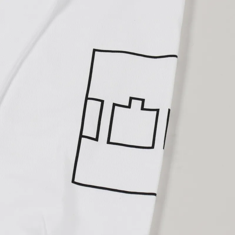 The Trilogy Tapes Unwanted Shelter Long Sleeve T Shirt White-6