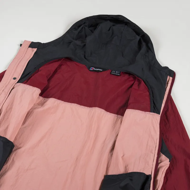 Berghaus Windbreaker 21 Shell Jacket Rose Dawn Syrah Jet Black-5