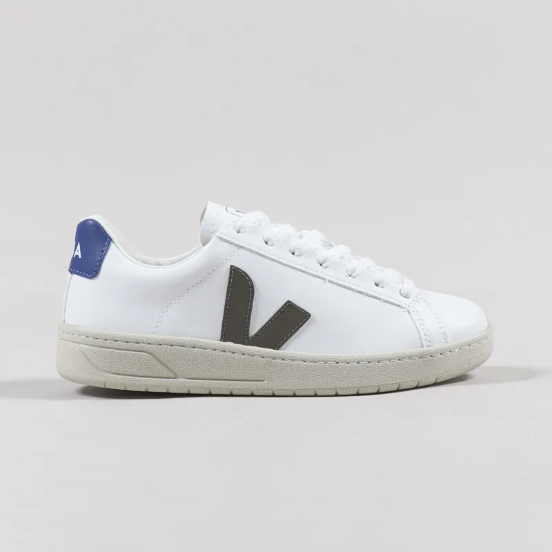 Veja Womens Urca CWL Shoes White Kaki Indigo-4