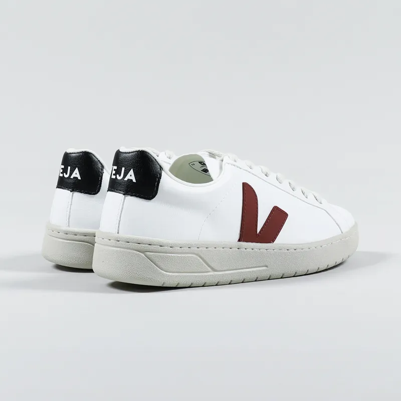 Veja Womens Urca CWL Shoes White Marsala Black-3