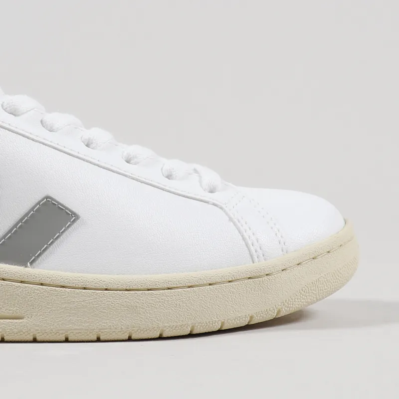 Veja Womens Urca CWL Shoes White Oxford Grey Purple-6